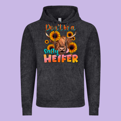 Dont Be A Salty Heifer Vintage Hoodie Designed By Jahusdesignshop