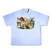 Grape Ice farm animals coffee cups Urban Heavy Tee - Zillion Design Studio