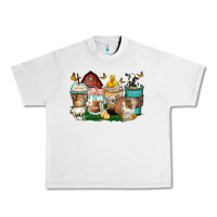 Lunar Rock farm animals coffee cups Urban Heavy Tee - Zillion Design Studio