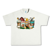 Pistachio farm animals coffee cups Urban Heavy Tee - Zillion Design Studio