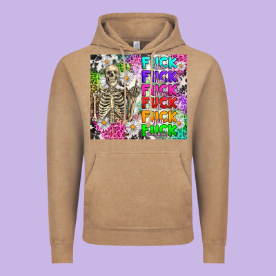 Vintage Hoodie fuck this fuck that