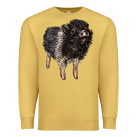Antique Gold Baby Hampshire Pig Premium Sweatshirt - LillyAllenDesigns