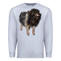 Heather Grey Baby Hampshire Pig Premium Sweatshirt - LillyAllenDesigns