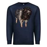 Navy Baby Hampshire Pig Premium Sweatshirt - LillyAllenDesigns