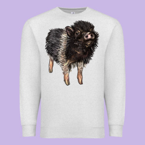 Baby Hampshire Pig Premium Sweatshirt Designed By Lillyallendesigns