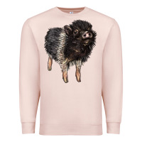 Pale Pink Baby Hampshire Pig Premium Sweatshirt - LillyAllenDesigns