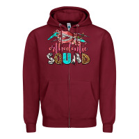 Burgundy orthodontic squad Zipper Hoodie - AdoDesignShop