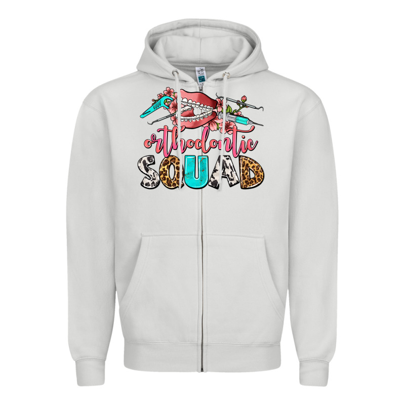 Orthodontic Squad Zipper Hoodie by AdoDesignShop | Teevron