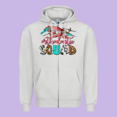 Orthodontic Squad Zipper Hoodie Designed By Adodesignshop