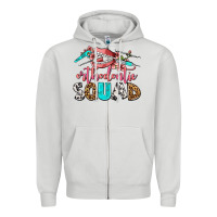 Dove Grey orthodontic squad Zipper Hoodie - AdoDesignShop