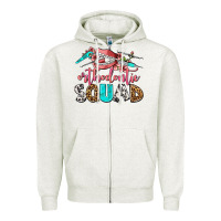 Oatmeal Heather orthodontic squad Zipper Hoodie - AdoDesignShop
