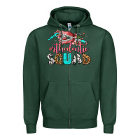 Sports Green orthodontic squad Zipper Hoodie - AdoDesignShop