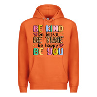 Carrot be kind be brave be true be happy be you Premium Hoodie - MaliasSmallBusiness