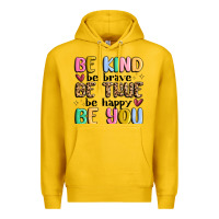 Lemon be kind be brave be true be happy be you Premium Hoodie - MaliasSmallBusiness