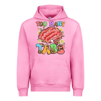 Fuchsia Pink too many tabs Urban Hoodie - Artiststas