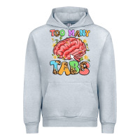 Heather Grey too many tabs Urban Hoodie - Artiststas