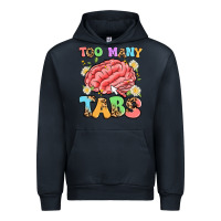 Navy too many tabs Urban Hoodie - Artiststas
