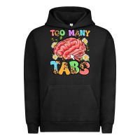 Pigment Black too many tabs Urban Hoodie - Artiststas