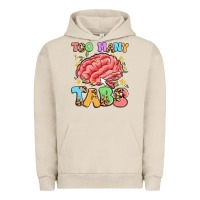 Pigment French Oak too many tabs Urban Hoodie - Artiststas