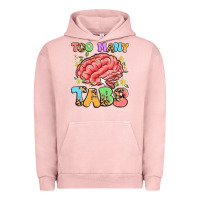 Pigment Salmon too many tabs Urban Hoodie - Artiststas
