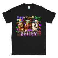 Black happy mardi gras heifer Classic Tee - RacoonDesign