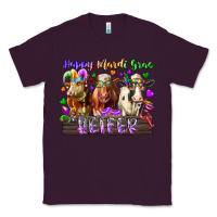 Plum happy mardi gras heifer Classic Tee - RacoonDesign