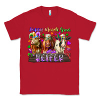 Red happy mardi gras heifer Classic Tee - RacoonDesign