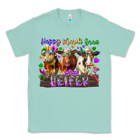 Seafoam happy mardi gras heifer Classic Tee - RacoonDesign
