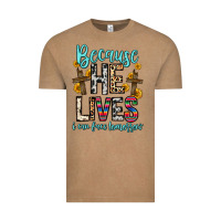 Because He Lives I Can Face Tomorrow Vintage Tee | Teevron