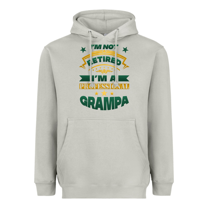 I'm Not Retired I'm A Professional Grampa Heavyweight Hoodie by Jasminsmagicworld | Teevron