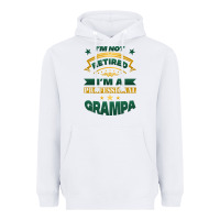 White i'm not retired i'm a professional grampa Heavyweight Hoodie - Jasminsmagicworld