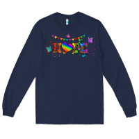 Navy lgbtq hope  libbey glass Long Sleeve Tee - HRA Design Shop