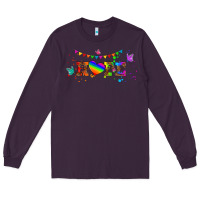 Plum lgbtq hope  libbey glass Long Sleeve Tee - HRA Design Shop