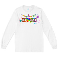 White lgbtq hope  libbey glass Long Sleeve Tee - HRA Design Shop