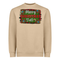 Merry Christmas Y'all Heavyweight Sweatshirt | Teevron