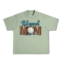 Oil Green western blessed mom with lacrosse Urban Heavy Tee - texasbilliewilder