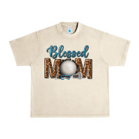 Sandshell western blessed mom with lacrosse Urban Heavy Tee - texasbilliewilder