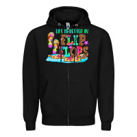 Black life is better in flip flops Zipper Hoodie - AdoDesignShop
