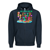Navy life is better in flip flops Zipper Hoodie - AdoDesignShop