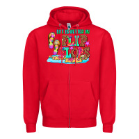 Red life is better in flip flops Zipper Hoodie - AdoDesignShop