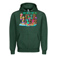 Sports Green life is better in flip flops Zipper Hoodie - AdoDesignShop