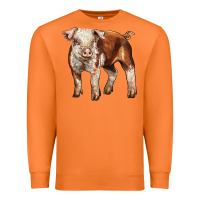 Carrot Baby Hereford Pig Premium Sweatshirt - LillyAllenDesigns