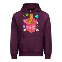 Mauve Wine instant good vibes Urban Hoodie - Artiststas