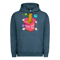 Pigment Midnight Navy instant good vibes Urban Hoodie - Artiststas