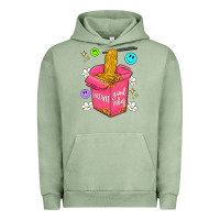 Pigment Oil Green instant good vibes Urban Hoodie - Artiststas