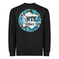 Black Winter vibes Heavyweight Sweatshirt - RanaPortraitStore