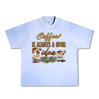 Grape Ice coffee is always a good idea Urban Heavy Tee - BarkalooDesign