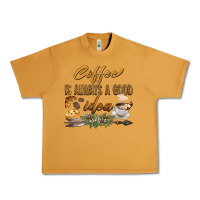 Peanut Butter coffee is always a good idea Urban Heavy Tee - BarkalooDesign