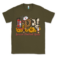 Army Green lpn licensed practical nurse Classic Tee - FaDigitalArtStudio