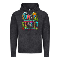 Vintage Black sunrise sunburn sunset repeat Vintage Hoodie - RanaPortraitStore